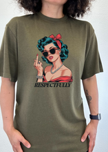 Load image into Gallery viewer, Respectfully Middle Finger Unisex Bamboo/Cotton Graphic T-Shirt
