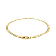 Load image into Gallery viewer, 3.2mm 14k Yellow Gold Mariner Link Bracelet
