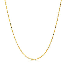 Load image into Gallery viewer, 14k Yellow Gold Diamond-Cut Bead Chain 1.0mm
