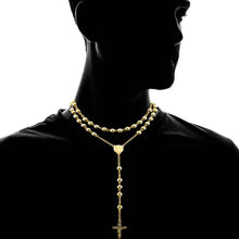 Load image into Gallery viewer, 18K Gold Plated Diamond Cut Rosary
