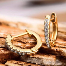 Load image into Gallery viewer, 18K Gold Plated Huggie Earrings
