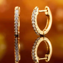 Load image into Gallery viewer, 18K Gold Plated Huggie Earrings
