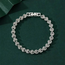 Load image into Gallery viewer, 18K Golden Plated Stainless Steel Bracelet with Rhinestone Embellishments
