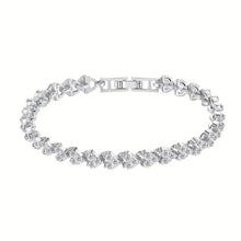 Load image into Gallery viewer, 18K Golden Plated Stainless Steel Bracelet with Rhinestone Embellishments
