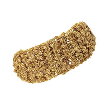 Load image into Gallery viewer, 18k White Gold Braided Bracelet
