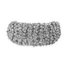 Load image into Gallery viewer, 18k White Gold Braided Bracelet
