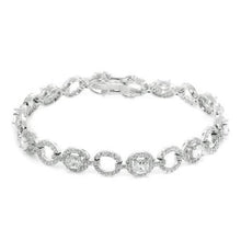 Load image into Gallery viewer, 18K White Gold Plated Tennis Bracelets
