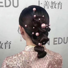 Load image into Gallery viewer, 18pcs/lot Big Small Pearl Hair Stick Set  Sweet U Shape Hair Clip Hairpin Wedding Bride Headdress Wedding Hair Accessories for Brides and Bridesmaids
