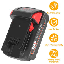 Load image into Gallery viewer, 18V Battery Replacement Compatible with Milwaukee M18 Cordless Power Tool
