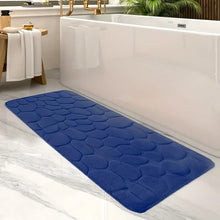Load image into Gallery viewer, Ultra-Soft Memory Foam Bath Mat – Non-Slip, Absorbent (Gray Hexagon)
