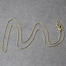 Load image into Gallery viewer, 14k Yellow Gold Diamond Cut Cable Link Chain 0.8mm

