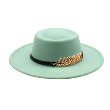 Load image into Gallery viewer, Autumn Winter Women Men  Vintage Fedora Women's Foldable Short Brim  Floppy Hat Gentleman Elegant Warm Hats Lady Party Luxury Caps Classic Summer Beach Sun Hat
