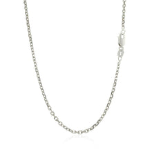 Load image into Gallery viewer, 14k White Gold Diamond Cut Cable Link Chain 1.8mm
