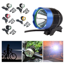 Load image into Gallery viewer, Mountian Bike Front Lamp 1800LM Bicycle Headlight Cycling Headlamp Battery Pack Charger 3 Modes Bike Headlight Waterproof  LEDs Bicycle Light Mountain Bike Front Light Headlamp Bike Light
