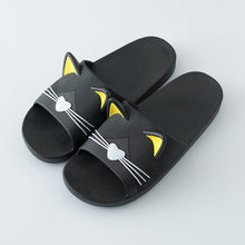 Load image into Gallery viewer, Women Summer Slippers Beach Slide Sandals Cats Flip Flops Soft Sole Comfortable Couple Slippers For Women Quick Drying Bathroom Slippers Pillow Slides Non Slip Soft Thick Sole Open Toe Soft Slippers
