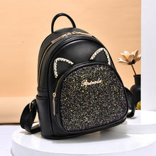 Load image into Gallery viewer, Large-Capacity Fashion All-Match Backpack New PU Leather Business Backpacks For Ladies And Girls Fashion Designer Teenage Girls Student School Bags
