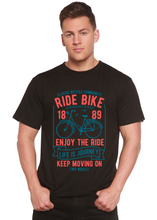 Load image into Gallery viewer, Ride Bike Spun Bamboo® Men's Bamboo Viscose/Organic Cotton Short Sleeve Graphic T-Shirt
