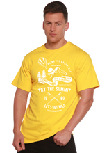 Load image into Gallery viewer, Try The Summit Spun Bamboo® Men's Bamboo Viscose/Organic Cotton Short Sleeve Graphic T-Shirt
