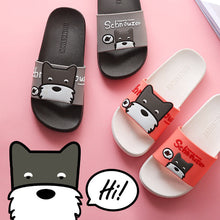 Load image into Gallery viewer, Kids Summer Dog Slippers Slide Beach Flip Flops Comfortable Thick Sole Girls Flat Shoes Quick-Dry Flip Flop Slides Water Resistant All-Day Comfort Fit Wet Grip Soles
