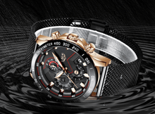 Load image into Gallery viewer, Men's Sports Waterproof Watch With  Stainless Steel Bracelet Unique Design Perfect Gift For Your Man
