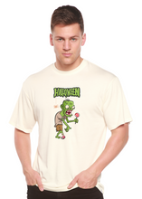 Load image into Gallery viewer, Halloween Green Monster Unisex Bamboo Viscose/Organic Cotton Short Sleeve Graphic T-Shirt
