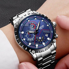 Load image into Gallery viewer, Business Elegant Men's  Watch With Chronometers Day View  Fluorescent Hands Excellent Look Unique Design Perfect Gift For Your Man
