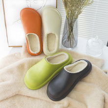 Load image into Gallery viewer, New Winter Women Slipper Soft Bottom Plush Home Shoes  Slippers Indoor Waterproof Non-Slip Memory Foam Comfy Fluffy Fur Memory Foam Boots House Shoes Thick Sole 6cm
