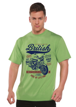 Load image into Gallery viewer, British Motorcycle Men's Bamboo Viscose/Organic Cotton Short Sleeve Graphic T-Shirt
