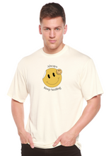 Load image into Gallery viewer, Always Keep Smiling Men's Bamboo Viscose/Organic Cotton Short Sleeve Graphic T-Shirt
