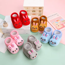 Load image into Gallery viewer, Newborn Baby Shoes Non-slip Crib First Walker Soft Material Comfortable Winter Boots Baby Autumn Shoes
