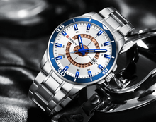 Load image into Gallery viewer, Men's  Modern Sports Waterproof Watch Luxury Unique Design  Fluorescent Hands Perfect Gift

