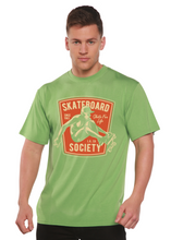 Load image into Gallery viewer, Skateboard Society Men's Bamboo Viscose/Organic Cotton Short Sleeve Graphic T-Shirt
