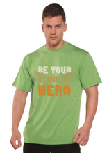 Load image into Gallery viewer, Be Your Own Hero Men's Bamboo Viscose/Organic Cotton Short Sleeve Graphic T-Shirt
