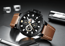 Load image into Gallery viewer, Men's Casual Waterproof Watch With Chronometers And Fluorescent Hands Excellent Design Perfect Gift
