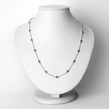 Load image into Gallery viewer, 2.34 Carat Genuine Ruby .925 Sterling Silver Necklace
