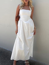 Load image into Gallery viewer, Black Ruched Halter Neck Midi Dress Sleek &amp; Sophisticated Dress For Women
