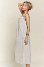 Load image into Gallery viewer, New Summer Drawstring Slit Back Cargo Dress For Women – Stylish, Practical, Modern, Trendy, Perfect for Casual Outings
