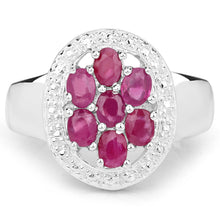 Load image into Gallery viewer, 1.54 Carat Genuine Ruby .925 Sterling Silver Ring
