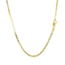 Load image into Gallery viewer, 10k Yellow Gold Mariner Link Chain 1.7mm
