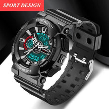 Load image into Gallery viewer, NEW Fashion Unisex Men adn Woman LED Digital Analog Watch With Multi-function And Waterproof 30M In Military Sports Watch Style
