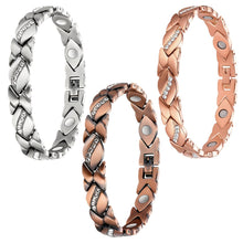 Load image into Gallery viewer, Magnetic Energy Therapy Pain Relief Copper Bracelet For Men And Women
