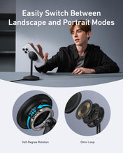 Load image into Gallery viewer, Anker MagGo Wireless Charger (Stand) with Adapter and Cable BOA
