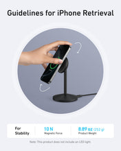 Load image into Gallery viewer, Anker MagGo Wireless Charger (Stand) with Adapter and Cable BOA
