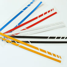 Load image into Gallery viewer, 1Pair Car Rear View Mirror Sticker Reflective Decal Vinyl Sticker Decal Stripe Sticker  Car Rear View Mirror Stickers Car Body Stickers Waterproof Reflective Car Side Stickers Auto Side Stripe Decals  Side Mirror Reflective Decals Auto Rearview Stickers
