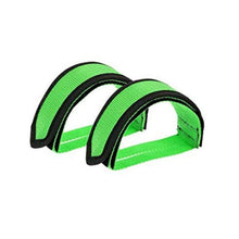 Load image into Gallery viewer, 1pair Nylon Bicycle Pedal Straps Toe Clip Foot Strap Belt Adhesively Bicycle Pedal Tape Fixed Gear Bike Cycling Cover Universal Bicycle Fixed Strap Anti-Slip Double Adhesive Pedal Toe Clip Strap Cycling Pedal Accessory
