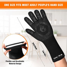 Load image into Gallery viewer, 1PC 1472 Degrees Extreme Heat Resistant Grilling Glove for BBQ Oven Smoker Stove Firepit Fryer Barbeque Oven Mitt BBQ Gloves Heat Resistant Oven Mitts Grilling Gloves
