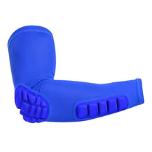 Load image into Gallery viewer, 1Pc Arm Sleeve Armband Elbow Sport Basketball Football Anti-Slip Anti-Collision Support Elastic Protective Pad Arm Guard Padded Compression Arm Sleeve With Protection Elbow One Piece Comfortable Arm Cover
