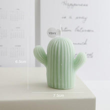 Load image into Gallery viewer, 1pc Cactus Candle Handmade Delicate Cactus Candles For Birthday Party Wedding Spa Home Decoration Romantic Cute Soy Wax Aromatherapy Small Scented Relaxing Birthday Wedding Party Gift Home Decor
