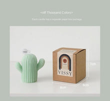 Load image into Gallery viewer, 1pc Cactus Candle Handmade Delicate Cactus Candles For Birthday Party Wedding Spa Home Decoration Romantic Cute Soy Wax Aromatherapy Small Scented Relaxing Birthday Wedding Party Gift Home Decor
