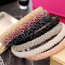 Load image into Gallery viewer, 1Pc Crystal Rhinestone Pearl Hair Hoop Headband Bridal Wedding Hair Accessories Girl Beauty Headwear Headdress Women Headpieces
